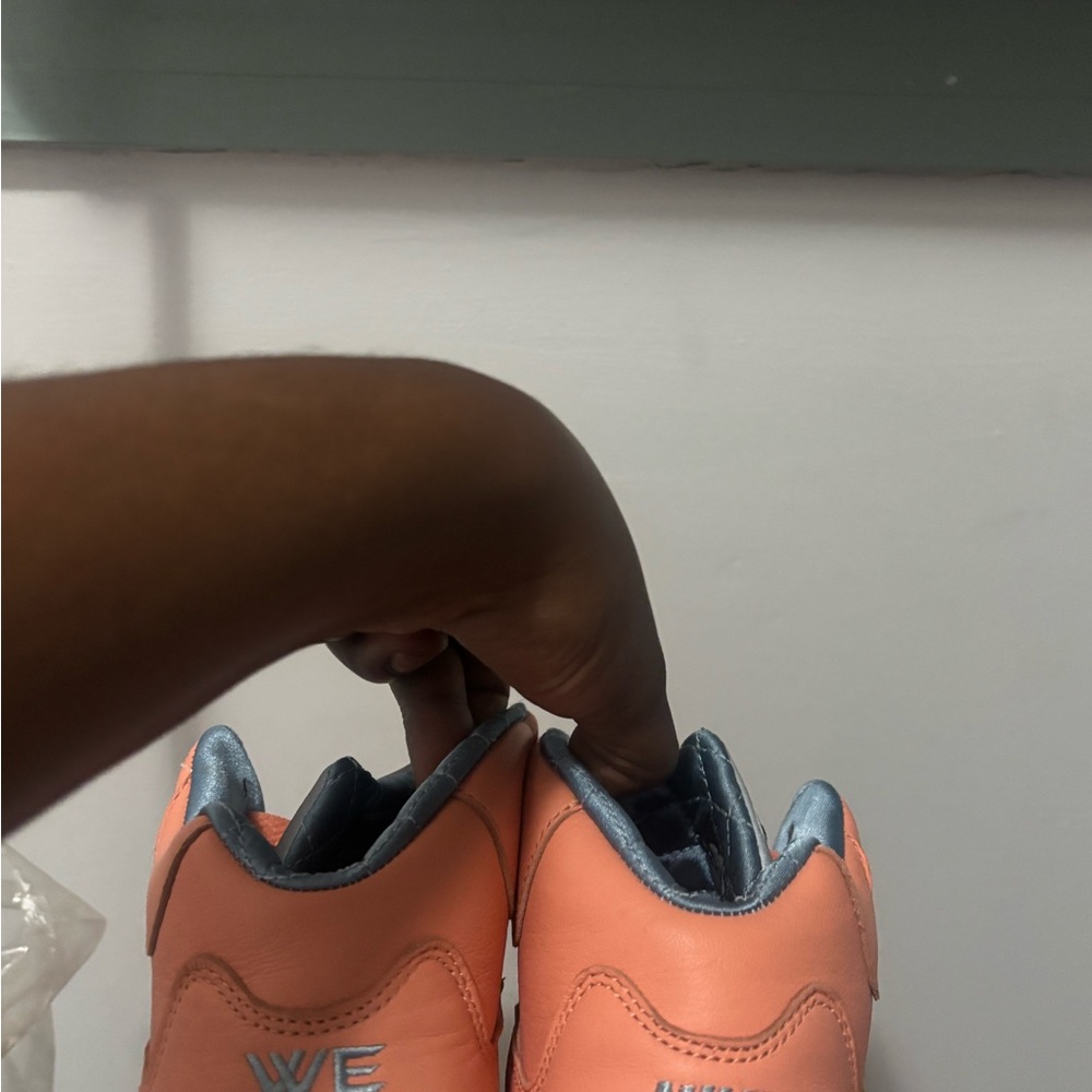 Jordan Kids' Sneakers in Orange and Gray